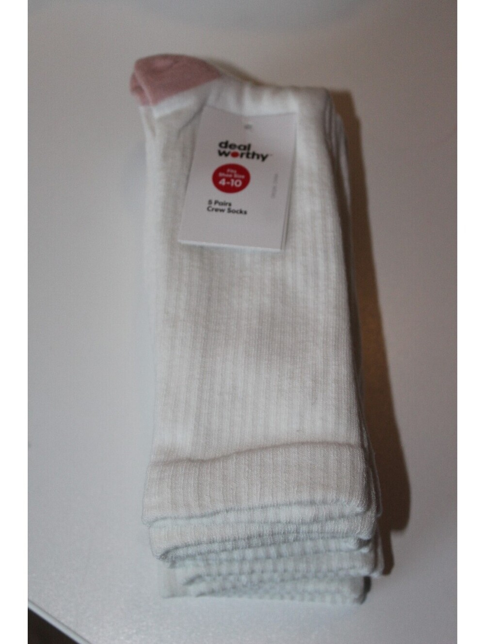 Dearly Worthy 3‑Pair Crew Socks